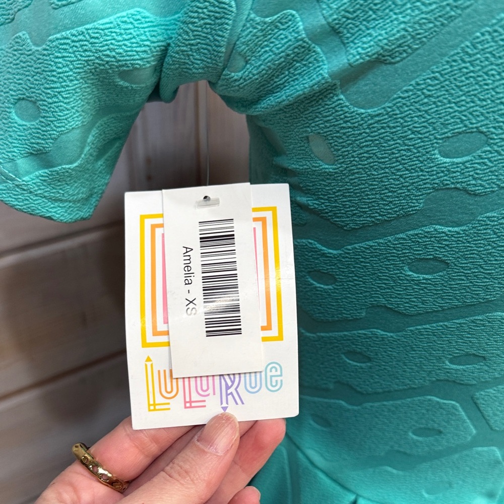 LuLaRoe Aqua Midi Dress - Picture 2 of 7